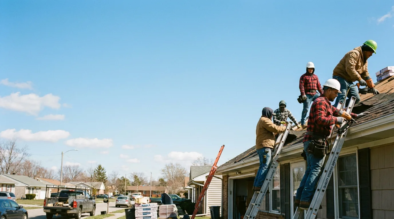 Roofing in Lomax, IL near me